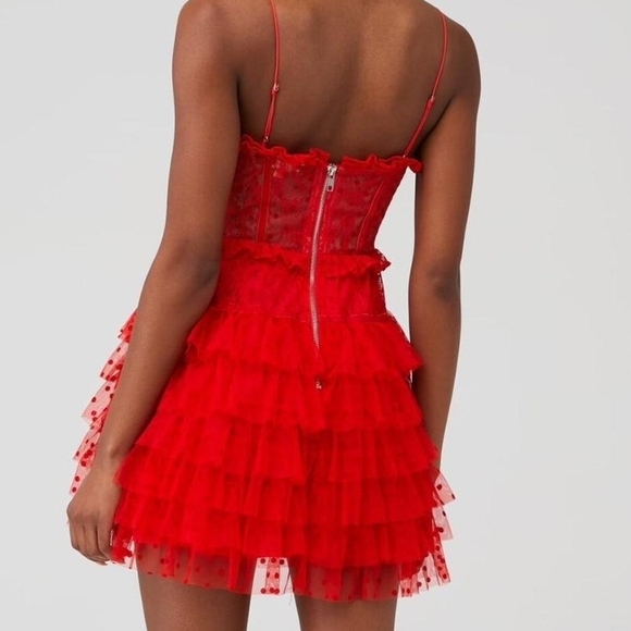 For Love And Lemons Scarlet Lace Dress - Picture 2 of 5